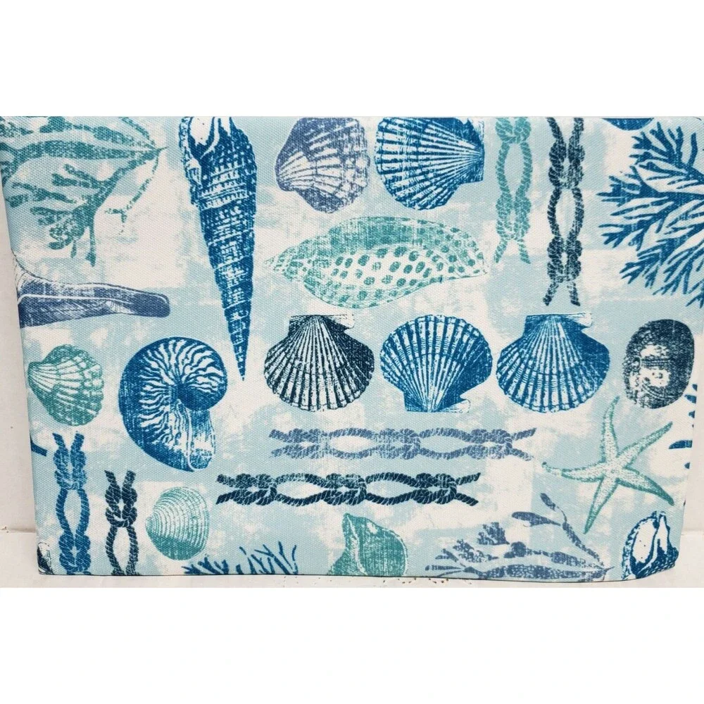 Printed Fabric Tablecloth w/Zipper & Umbrella Hole,60